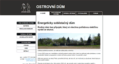 Desktop Screenshot of ostrovnidum.cz